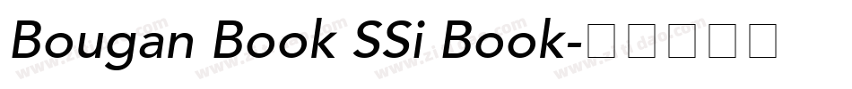 Bougan Book SSi Book字体转换